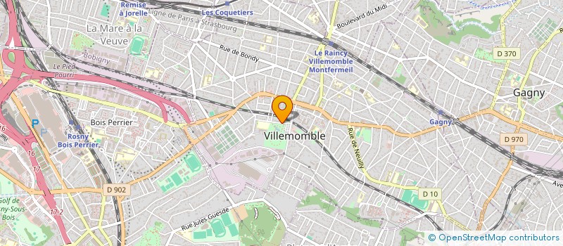 localisation de l'entreprise JC IDF à VILLEMOMBLE