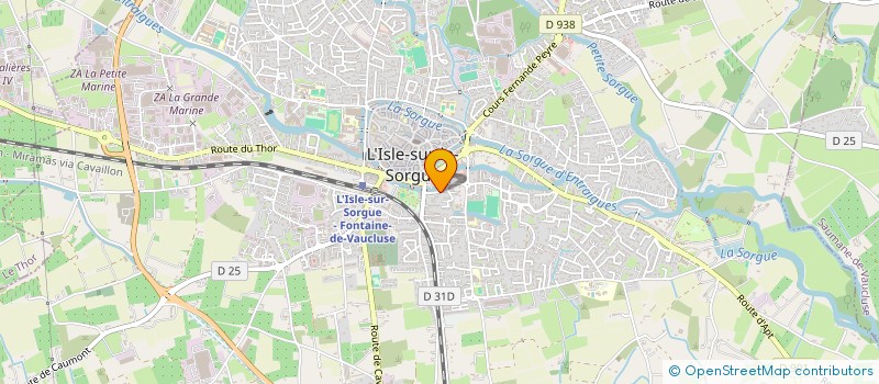localisation de l'entreprise JC IMMO à L'ISLE-SUR-LA-SORGUE