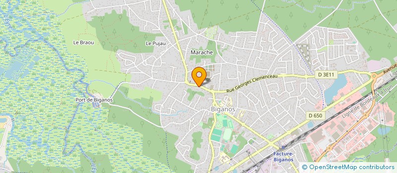 localisation de l'entreprise JC IMMO  BIGANOS