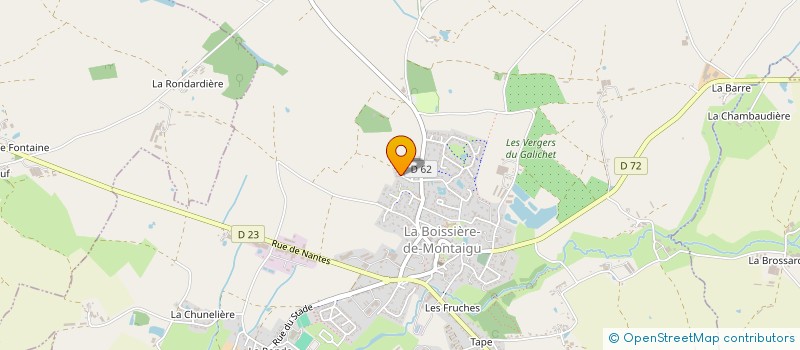 localisation de l'entreprise JC IMMO  LA BOISSIERE-DE-MONTAIGU