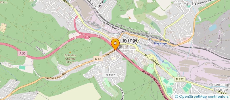 localisation de l'entreprise JC IMMO  HAYANGE