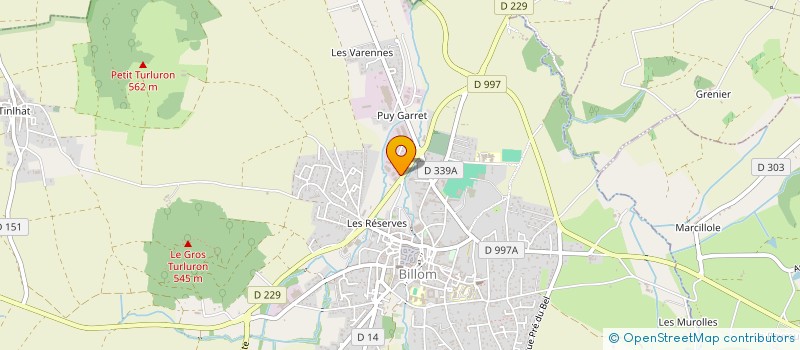 localisation de l'entreprise JC IMMO  BILLOM