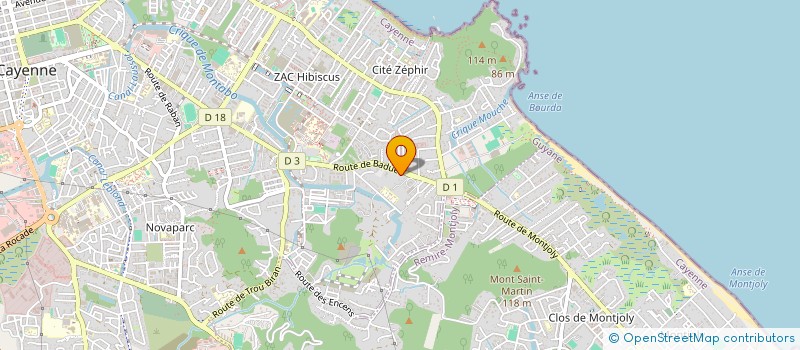 localisation de l'entreprise JC IMMO TRANSACTION  CAYENNE