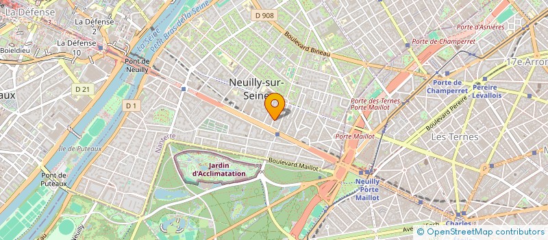 localisation de l'entreprise JC IMMOBILIER à NEUILLY-SUR-SEINE