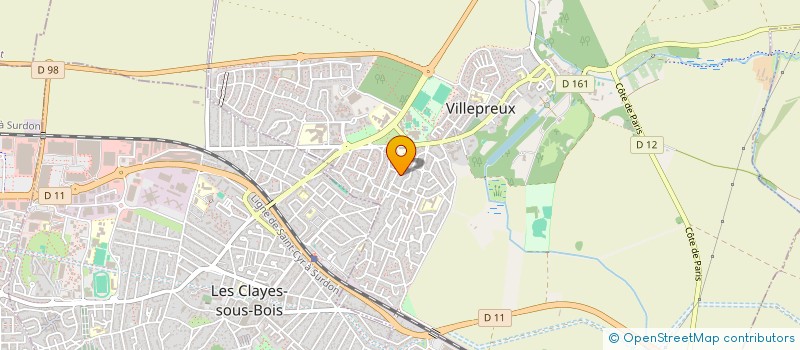 localisation de l'entreprise JC IMMOBILIERE  VILLEPREUX