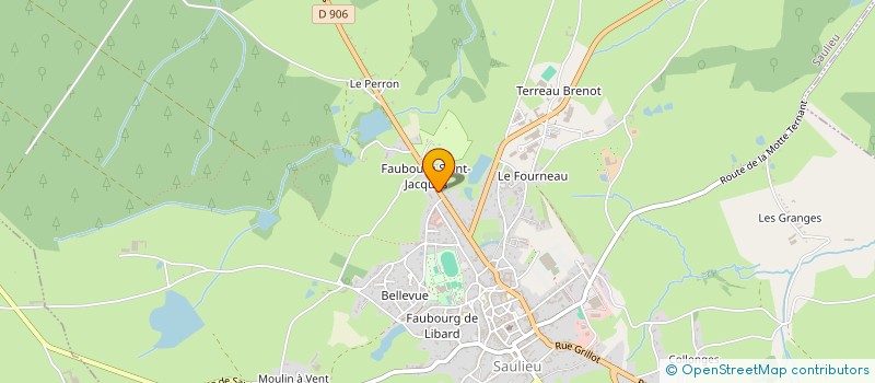 localisation de l'entreprise JC IMMOS  SAULIEU