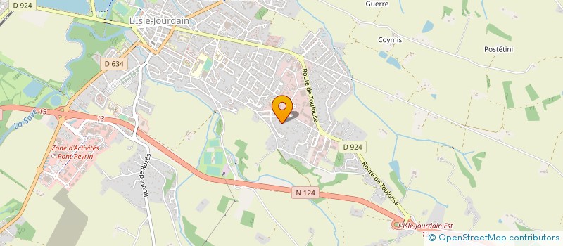 localisation de l'entreprise JC INVEST  L'ISLE-JOURDAIN