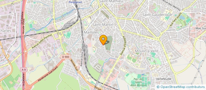 localisation de l'entreprise JC INVEST  PERPIGNAN