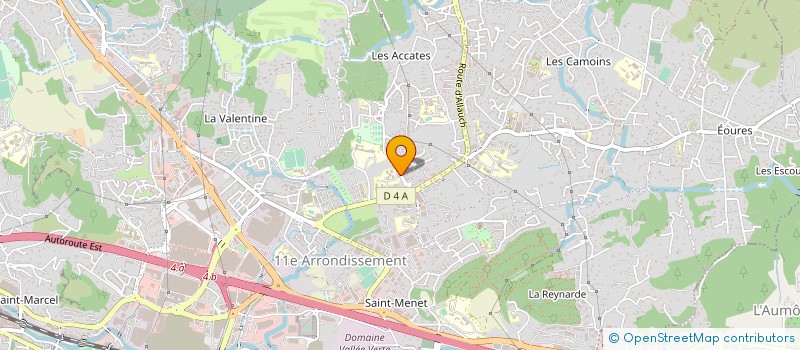 localisation de l'entreprise JC INVEST à MARSEILLE