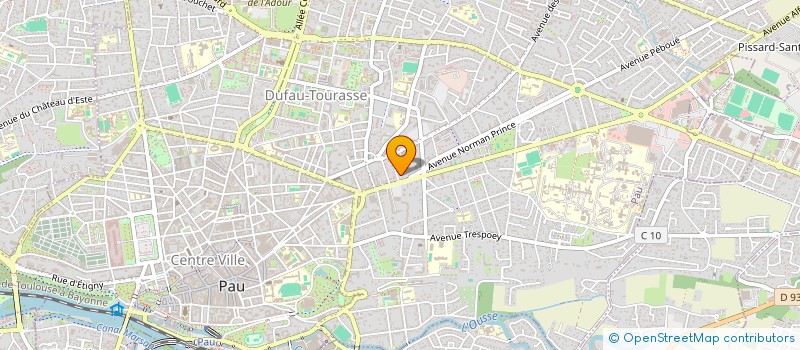 localisation de l'entreprise JC INVEST à PAU