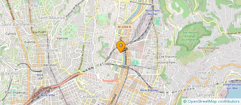 localisation de l'entreprise JC INVEST à NICE