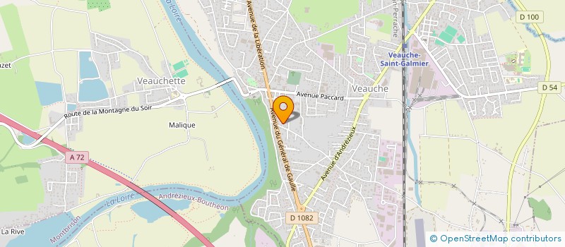 localisation de l'entreprise JC INVEST  VEAUCHE