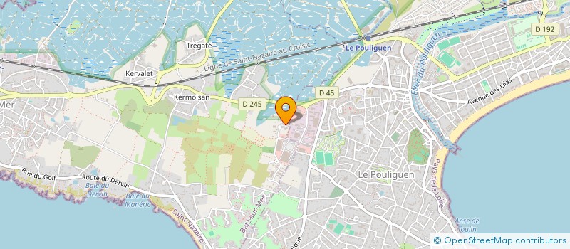 localisation de l'entreprise JC INVESTEMENT  BATZ-SUR-MER