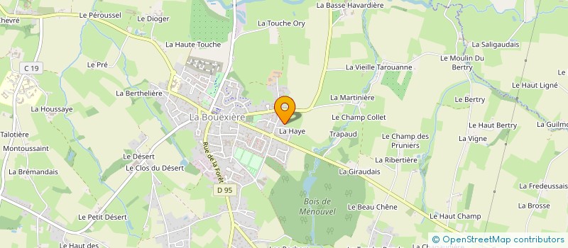 localisation de l'entreprise JC INVESTISSEMENTS à LA BOUEXIERE