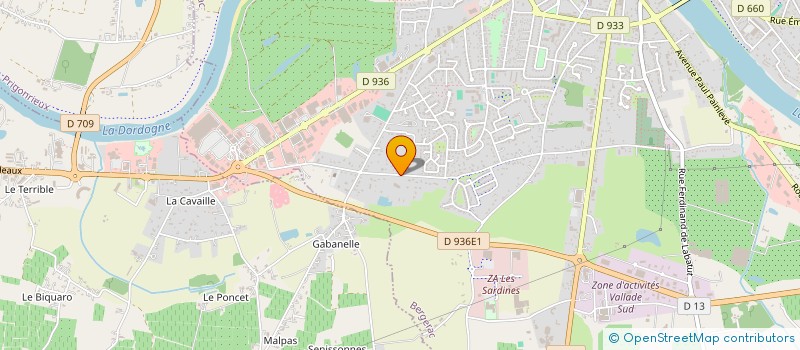 localisation de l'entreprise JC INVESTISSEMENTS à BERGERAC