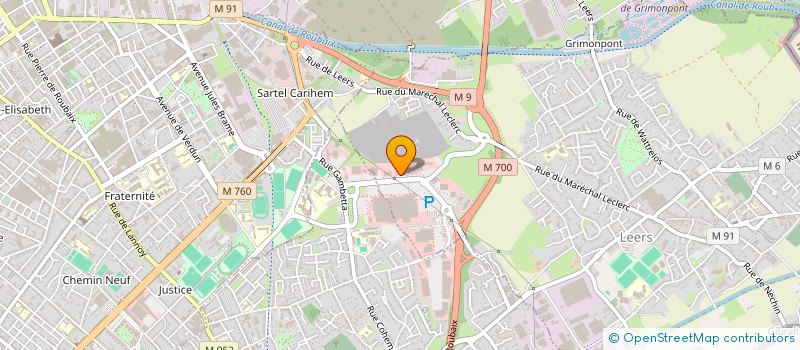 localisation de l'entreprise JC LEERS  LEERS