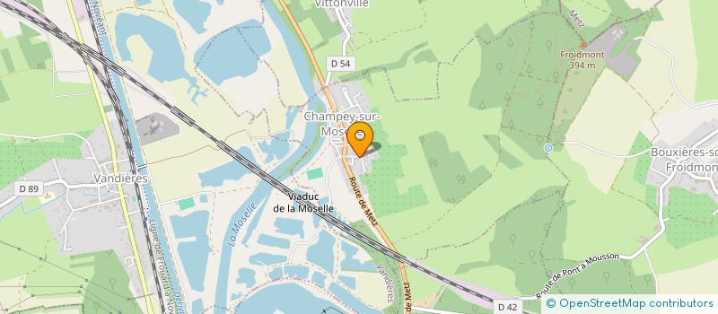 localisation de l'entreprise JC LOUYOT  CHAMPEY-SUR-MOSELLE