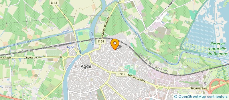 localisation de l'entreprise JC MAIL  AGDE