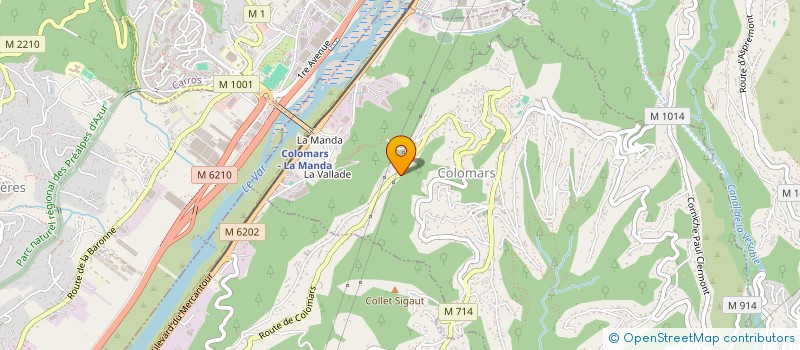 localisation de l'entreprise JC MAT RIVIERA à COLOMARS