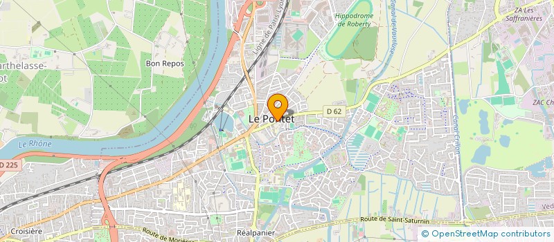 localisation de l'entreprise JC MIQUEL  LE PONTET