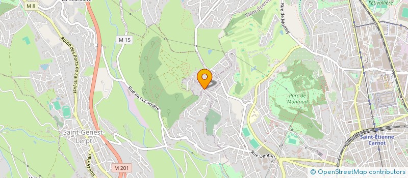 localisation de l'entreprise JC NETTOYAGE  SAINT-ETIENNE