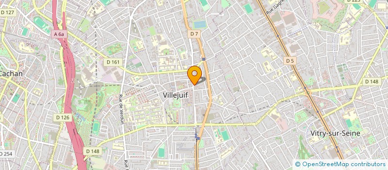 localisation de l'entreprise JC OPTIC  VILLEJUIF