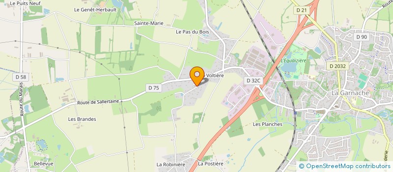 localisation de l'entreprise JC OUEST INVESTISSEMENT à LA GARNACHE