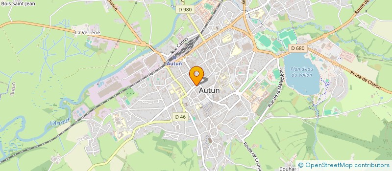 localisation de l'entreprise JC PAPE à AUTUN