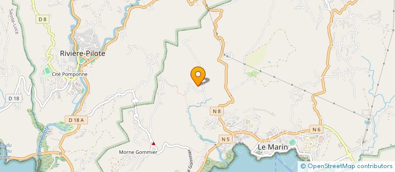 localisation de l'entreprise JC PEINTURE  LE MARIN