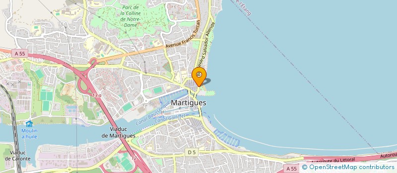 localisation de l'entreprise JC PIZZA à MARTIGUES
