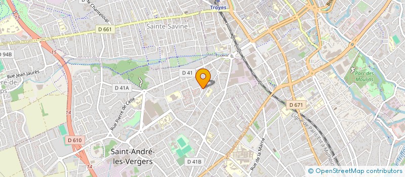 localisation de l'entreprise JC PLAQUISTE à SAINT-ANDRE-LES-VERGERS