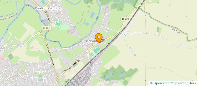 localisation de l'entreprise JC PLATRERIE  BACHANT