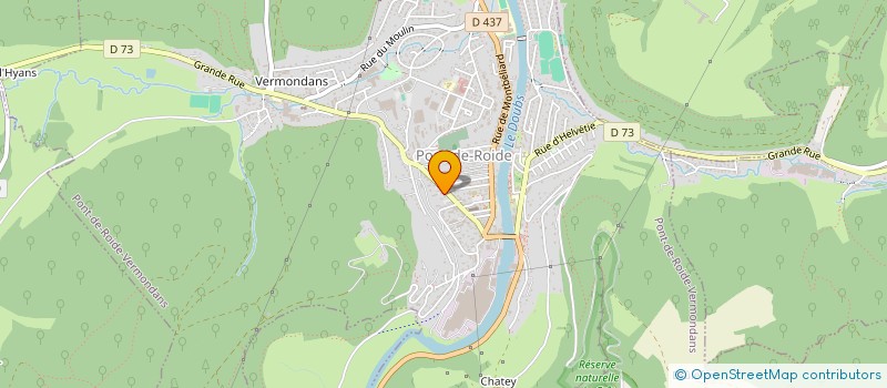 localisation de l'entreprise JC PLUS  PONT-DE-ROIDE-VERMONDANS