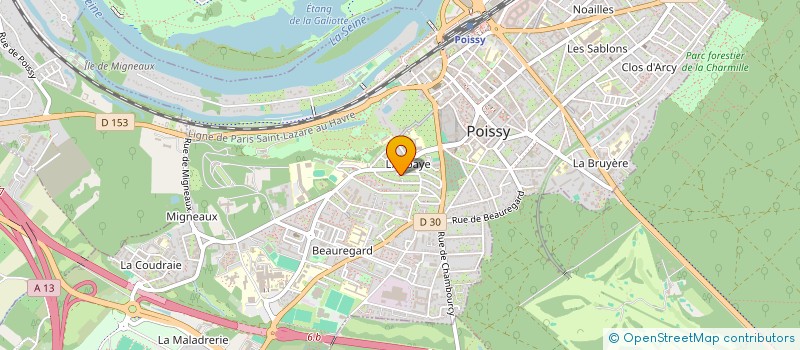 localisation de l'entreprise JC POISSY RENOV  POISSY