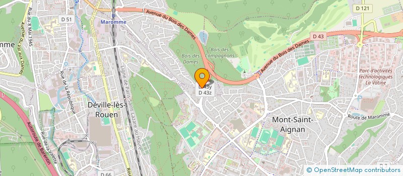 localisation de l'entreprise JC RESTAURATION  NOTRE-DAME-DE-BONDEVILLE