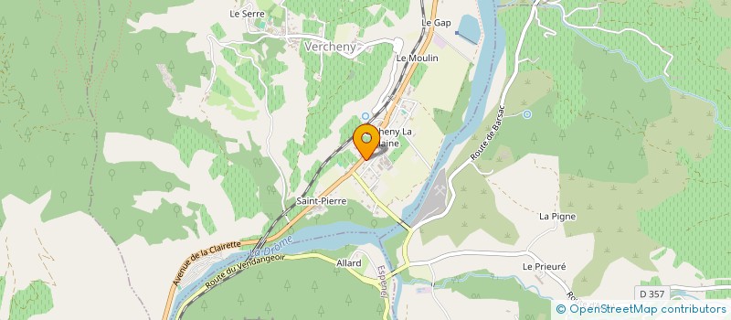 localisation de l'entreprise JC RIVIERA  VERCHENY