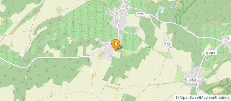 localisation de l'entreprise JC ROGE  TRIGNY