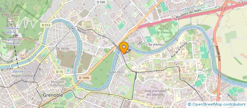 localisation de l'entreprise JC ROSELLI  SAINT-MARTIN-D'HERES