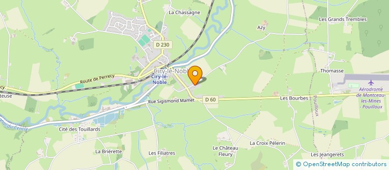 localisation de l'entreprise JC'S BAT FLO INVEST  CIRY-LE-NOBLE