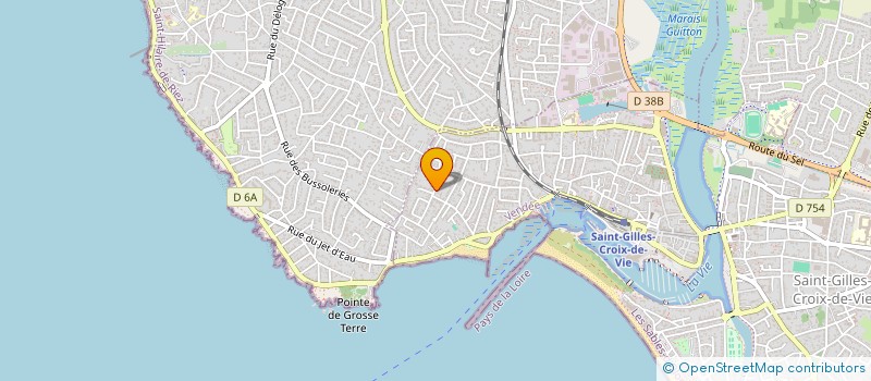 localisation de l'entreprise JC'S S.A.R.L.  SAINT-GILLES-CROIX-DE-VIE