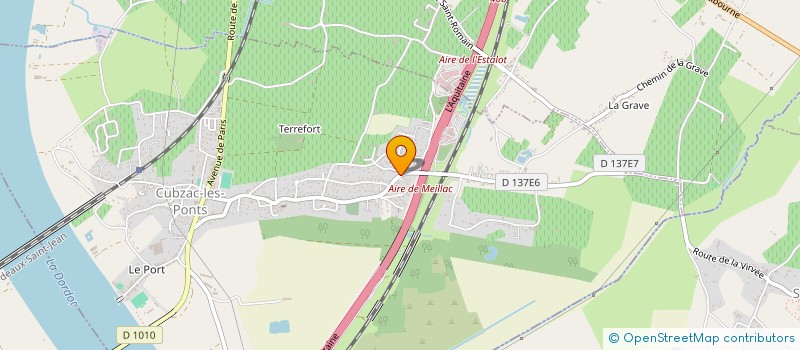 localisation de l'entreprise JC SERVICES à CUBZAC-LES-PONTS