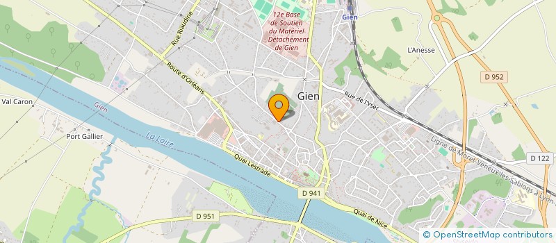 localisation de l'entreprise JC SERVICES à GIEN