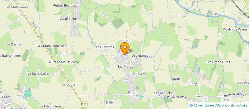 localisation de l'entreprise JC SOLUNE à BIZIAT