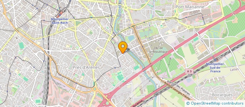 localisation de l'entreprise JC TAXI à MONTPELLIER