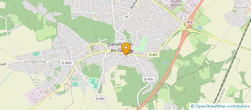 localisation de l'entreprise JC TONER à DAMMARTIN-EN-GOELE