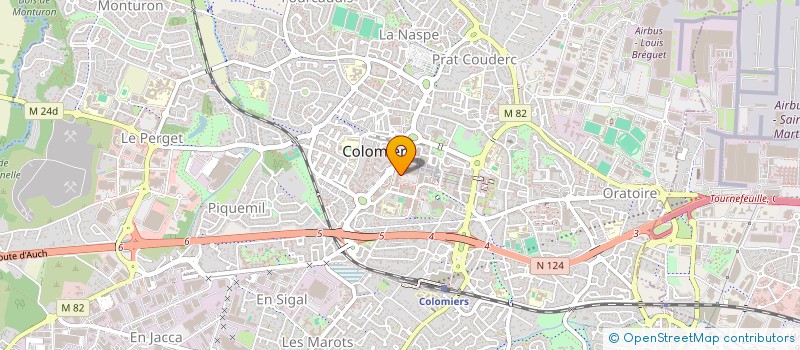 localisation de l'entreprise JC TORRES à COLOMIERS