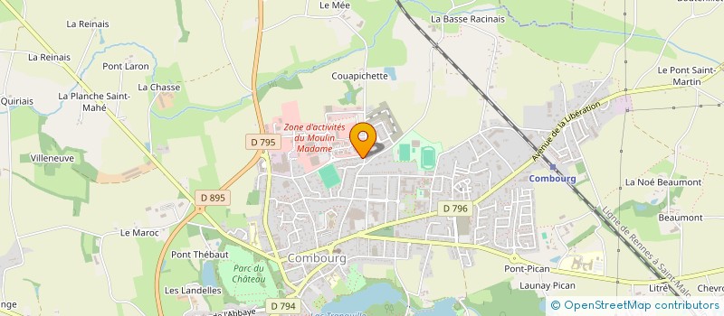 localisation de l'entreprise JC TOUR TAN  COMBOURG