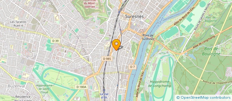 localisation de l'entreprise JC VADROUILLE à SURESNES