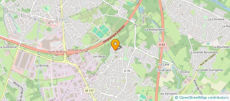 localisation de l'entreprise JC VIC  LES SORINIERES