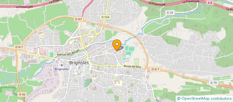localisation de l'entreprise JC2 à BRIGNOLES